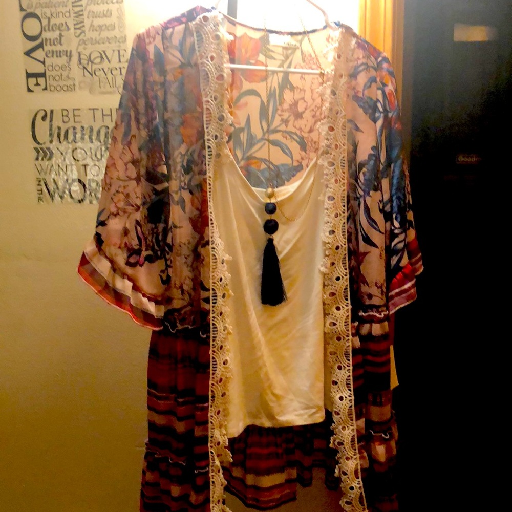 Light weight open cardigan